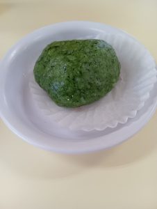 食育　よもぎ餅作り